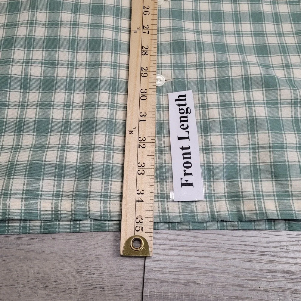 Polo Ralph Lauren Shirt Mens 2XLTUtility Oxford Gingham Short Sleeve Pony Preppy